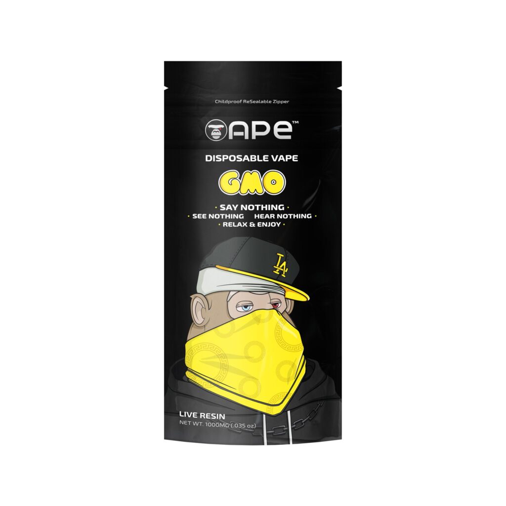 APE Premium GMO Live Resin 1g Disposable Compact Premium Quality